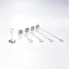 Precio de liquidación de fábrica restaurante soporte para platos de acero inoxidable sólido vertical autoservicio soporte para tarjetas de mesa para platos número de mesa placa punto
