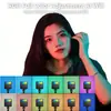 Luz de Relleno para Teléfono Móvil Mini Portátil de Bolsillo para Selfies Portátil Iluminación Fotográfica RGB Iluminación Exterior para Fotografía