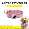 Selección estricta de collar para perro de posicionamiento para mascotas, collar para perro de rastreo para perros medianos y grandes, collar para perro de cincha de algodón para buceo anti-pérdida