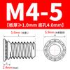 Acero al Carbono Galvanizado Tornillos de Remache Cabeza Redonda Tornillos de Placa de Presión Tornillos de Remache Fh-M2M2.5M3M4M5M6M8M10