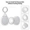 Aplicable a funda protectora Apple Airtag anti-pérdida posicionamiento funda transparente TPU todo incluido portátil impermeable funda protectora de color sólido