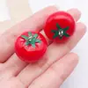 Accesorios de Frutas de Simulación de Resina Limón Tridimensional Uvas Fresas Manzanas Accesorios para Joyería Colgantes para Manualidades Collares Colgantes