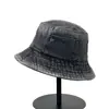 Sombrero de Pescador de Mezclilla Lavado con Color Degradado para Mujer Verano Protección Solar Cara Lisa Hace que la Cara Parezca Más Pequeña Sombrero de Pescador Protección Solar Versátil Sombrero de Pescador de Verano