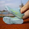Zapatillas de running para corta distancia, clavos de atletismo profesionales, malla transpirable, para salto de longitud, salto de altura, triple salto, de caña baja para hombre, blanco y rojo, otros colores disponibles