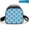Bolsa de Almoço Térmica Saco de Lancheira Saco de Piquenique Saco de Armazenamento de Almoço Saco de Ombro Estampado de Desenho Animado com Pontos 3D Novo Transfronteiriço
