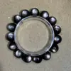 Pulseira de obsidiana olho de gato natural dupla e redonda colecionável para homens e mulheres pulseira de obsidiana de círculo único atacado de primeira geração
