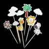 Decoración para Pastel Topper Gato de la Suerte Hombre Rico Luffy Chopper Gato y Ratón Zoo Topper