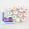 Taza de Accesorios de Resina Fábrica de Accesorios de Hamburguesa Venta Directa Dibujos Animados Botellas Pequeñas Cubitos de Hielo Caramelo Arcoíris Accesorios DIY Mayoreo