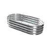 Amazon Caja de Plantación de Metal Maceta para Flores Maceta Exterior Caja de Flores Transfronteriza Galvanizada Cama de Jardín Caja de Cultivo de Metal Patio Al por Mayor