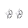 Pendientes de Estrella Personalizados de Diseño de Nicho, Pendientes de Estrella Simples para Hombres y Mujeres, Pendientes Apilables Versátiles y de Moda para Parejas
