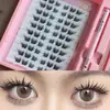Kit de Cola para Cílios Postiços Transfronteiriço, Grande Capacidade, Cílios Pequenos, Sem Formato de Olho, Maquiagem Rápida para os Olhos, Curvatura Rápida e Natural