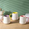 Taza sencilla con logotipo impreso esmaltado, regalo de graduación creativo, taza ligera fija, regalo de negocios, taza de café, taza de cerámica