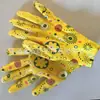 Luvas de Borracha Grande Planas 21 Dobras Poliéster de 13 Pinos Cor Nitrila Anti-químico Linha Floral Luvas de Proteção do Trabalho