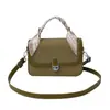 Bolsa Casual Fashion Pequena Quadrada 2025 Novo Estilo Coreano Tendência Versátil Bolsa de Ombro Bolsa Transversal de Alto Padrão Bolsa Feminina