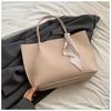 Moda Elegante Bolso Grande para Mujer 2024 Nuevo Simple Popular Bolso Tote Gran Capacidad Trabajo Viajero Bolso de Hombro