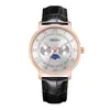 Relógio Masculino Multifuncional de Moda ORSGA Casual de Fábrica Transfronteiriço com Pedras Strass Calendário Lunar À Prova D'água Relógio de Quartzo