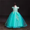 Liquidação a qualquer custoVestido tutu longo de renda com retalhos para crianças e adolescentes, adequado para apresentações do Dia das Crianças e para sediar eventos