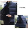 Nuevo chaleco de plumón y algodón para otoño e invierno para hombre, talla grande, corte holgado, versátil, cálido, chaqueta sin mangas
