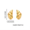 Pendientes de Acero Inoxidable con Perlas en Forma de Corazón para Mujer, Estilo Transfronterizo, Lujo Ligero de Nicho, Gama Alta, No se Desvanecen, Pendientes de Moda y Versátiles