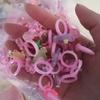 Anillo para el pelo de resina al por mayor para niños, goma elástica alta, banda de goma pequeña, tocado para niña, accesorios para el cabello, recogida directa de fábrica, flores de resina