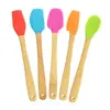 Rascador de silicona mini al por mayor rascador de tamaño pequeño herramientas para hornear traje de 5 piezas cuchara brocha para aceite Utensilios de cocina de silicona