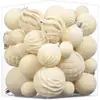 Venta Caliente 38 Piezas Decoración Navideña Bola de Navidad con Terciopelo Flock Set de Caja de Regalo Árbol de Navidad