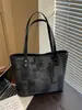 Bolso Tote Trendy de Estilo Coreano de Gran Capacidad, Bolso de Hombro Elegante y de Moda, Nuevo Modelo 2026, Bolso de Mano Simple de Gran Capacidad