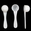 Cuchara Medidora de Plástico de Uso Diario con Escala, Cuchara para Mascarilla de Belleza, Transparente, Fondo Redondo, Fondo Plano, Duradera, Se Puede Imprimir con Logo