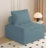 Sofá perezoso minimalista italiano para dormitorio de apartamento pequeño, sofá modular de tela moderno y simple para sala de estar