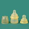 Biberón de Silicona para Alimentación Líquida de Bebé, Alimentador de Jugo Tipo Exprimidor, Bolsa de Malla para Morder Frutas y Verduras, Artículos para Mamás y Bebés, Biberón para Alimentación Líquida