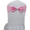 Hotel Tie-free cadeira para trás flor laço elástico alça casamento grande vermelho banquete cadeira tampa cadeira decorativa com alça de perfuração