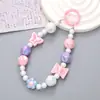 Celebridad de Internet Mismo Color Dulce Dopamina Colgante Cadena para Celular Bolso de Cadena Llavero Cadena Colgante Anti-caída Anti-caída Mujer