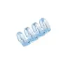 Anillos de 4 Agujeros para Carpeta Anillo de Hebilla de Plástico Anillo Clip de Carpeta Anillo Espiral Núcleo Desmontable Transparente Colorido Accesorios de Carpeta Anillo