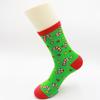 Calcetines navideños, calcetines festivos, calcetines de tubo de dibujos animados para mujer, calcetines transfronterizos, calcetines de regalo de Año Nuevo, calcetines rojos, fabricantes al por mayor