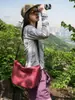 Bolsa de Lona Xadrez Fashion Estilo Coreano 2026 de Alta Qualidade, Estilo Casual e Relaxado, Bolsa de Ombro e Transversal Versátil para Estudantes