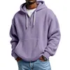 Otoño/Invierno 2025 Nueva Estación Independiente de Amazon Moda Deportiva Tendencia Sudadera con Capucha de Waffle para Hombre