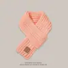 Oferta Especial Invierno Nuevo Estilo Bola de Lana Tejida Oso de Dibujos Animados Flor de Fresa Bufanda Cálida para Niños Niñas y Niños