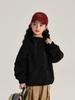 Chaqueta con capucha Pudding Haru 2024 para niñas, nueva chaqueta cortavientos con diseño de doble cremallera, de imitación real