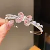 Pulsera Abierta de Doble Capa de Mariposa de Zirconia Fresca y Dulce Moda Pulsera Simple Lujo Ligero Pulsera de Temperamento de Gama Alta para Mujeres