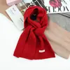 Bufanda de Lana 100% de Color Puro Estilo K para Otoño e Invierno para Mujer, Bufanda Cálida de Lana Tejida, Estilo Versátil para Estudiantes y Parejas