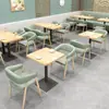 Assento de Cartão Mesa de Jantar Comercial Personalizado Sofá de Parede Café Restaurante Ocidental Hambúrguer Sobremesa Rede Celebrante Loja de Chá com Leite Conjunto de Mesa e Cadeira