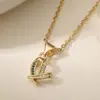 Aogu Amazon's Mais Vendido Elegante e Moderno Banhado a Cobre Ouro 18K Zircônia Pingente de Coração Colar Feminino Versátil Corrente Clavicular