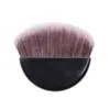 Pincel Plano Personalizado com Caixa de Pó, Pincel Plano para Blush, Personalização de Lã e Outros Pelos, Personalização de Cabo de Madeira, Exportação e Portabilidade para Exportação