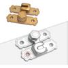 Pestillo de Puerta Cerrojo Cerradura de Puerta Corredera Cerradura de Puerta de Empujar-Tirar Hebilla Pestillo Fijo Sin Perforación Pasador de Puerta Simple Gadget de Puerta Antirrobo