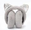Orejeras de invierno directas de fábrica protección para los oídos orejeras de felpa para mujer estudiantes lindo dibujos animados lindas orejas de gato orejeras cálidas