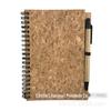 NB013 Capa de Cortiça Notebook Taquigrafia Bloco de Notas B6 Tubo de Papel Caneta Esferográfica Spot Logotipo Imprimível