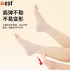 Nuevo Estilo Transfronterizo Tejido Transpirable Soporte de Tobillo Compresión Calcetines Elásticos Deportes Fitness Presión Soporte de Tobillo Dropshipping