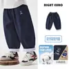 Pantalones Largos de Algodón Puro para Niños Estilo Europeo Otoño 2026 Nueva Colección Primavera y Otoño Ropa Infantil Pantalones para Niños Pequeños Modernos