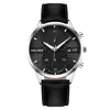 Comercio Exterior Modelo Popular Procesamiento y Personalización Venta Caliente Moda Europea y Americana Calendario Reloj de Hombre Vip Correa de Reloj para Hombre Reloj de Cuarzo