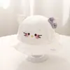 Sombrero de Pescador para Bebé Primavera Nuevo Estilo Lazo de Gato Súper Lindo Princesa Niña Sombrilla Sombrero de Bebé Verano